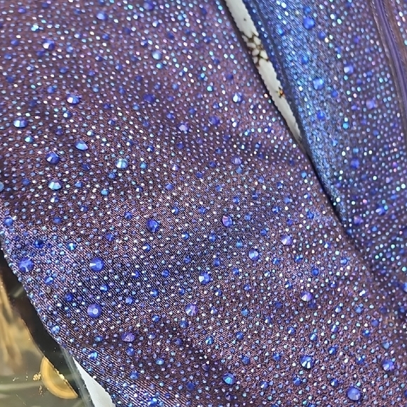 Jessica Simpson Glittering Blue Boots - Picture 4 of 13